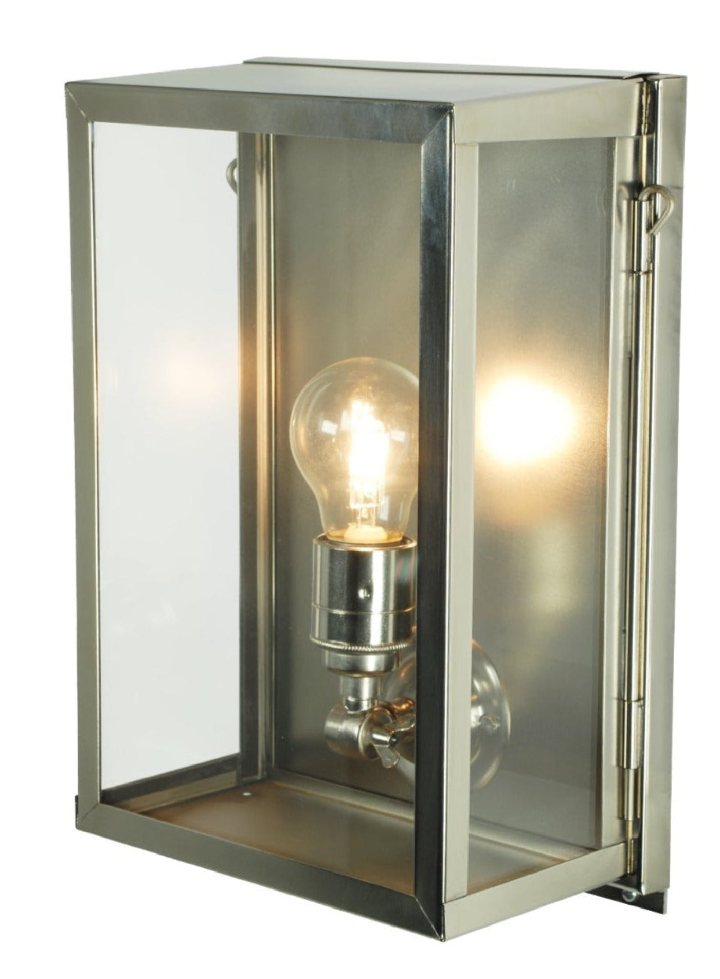 Davey Lighting Small Box Wall Light With Internal Glass