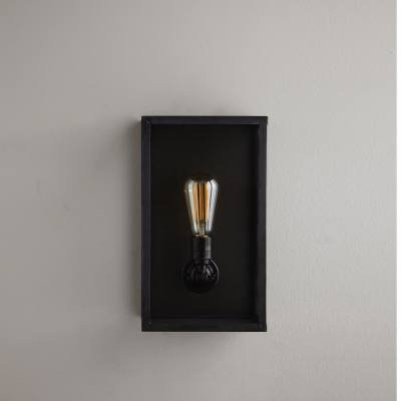 Davey Lighting Small Box Wall Light With Internal Glass