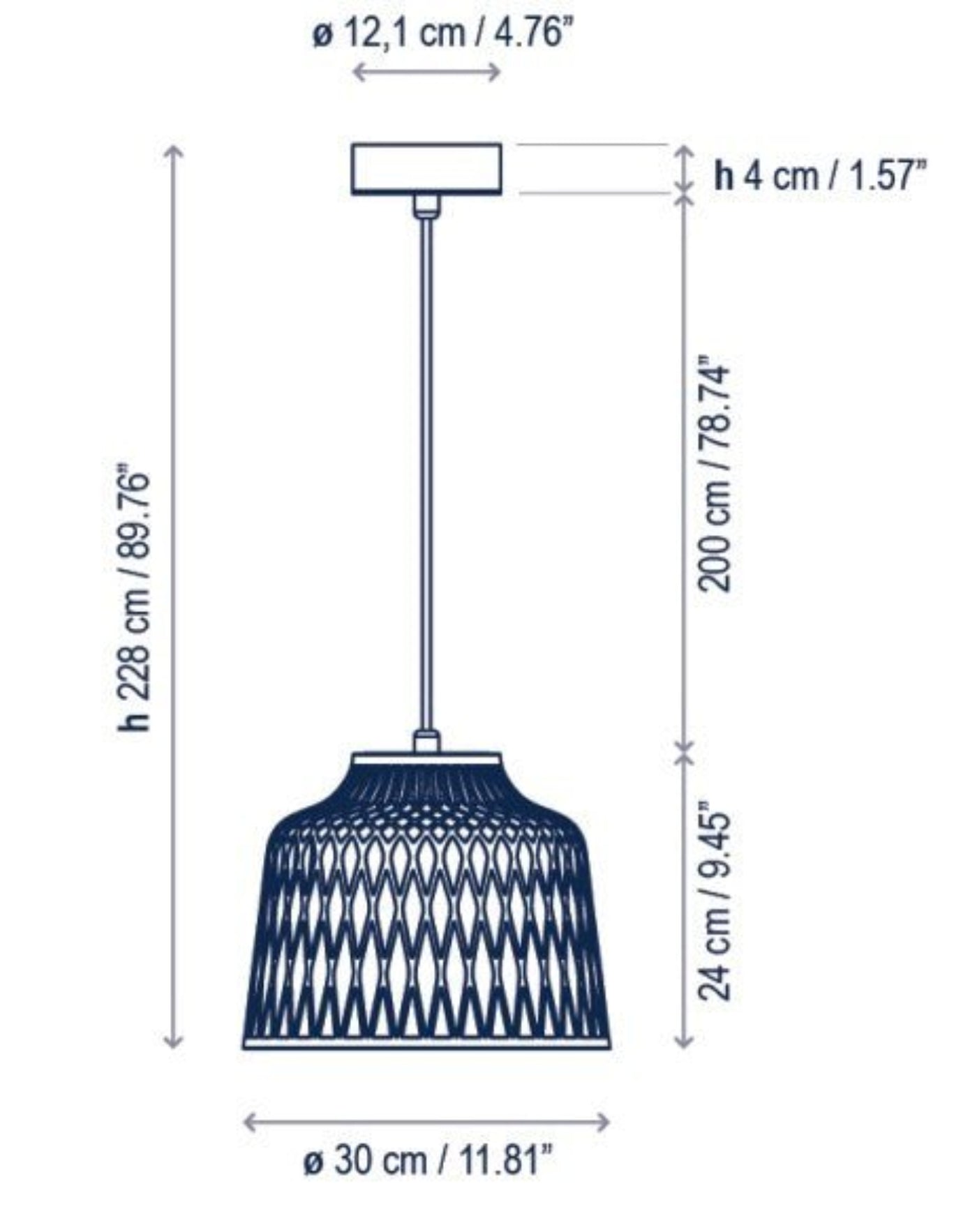 Bover Soft S/30 Outdoor Pendant - 36302202186U