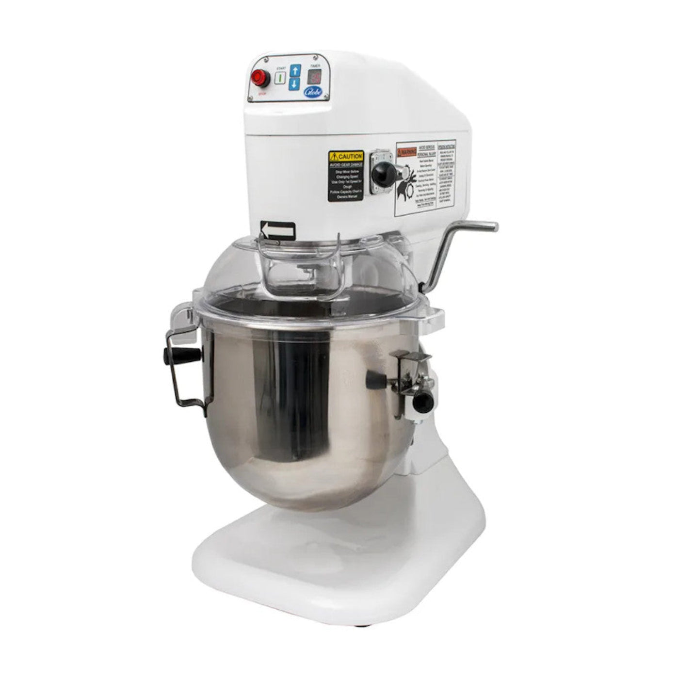 Globe SP08 Gear Driven 8 Qt. Commercial Countertop Mixer - 115V, 1/4 hp -  GLSP8