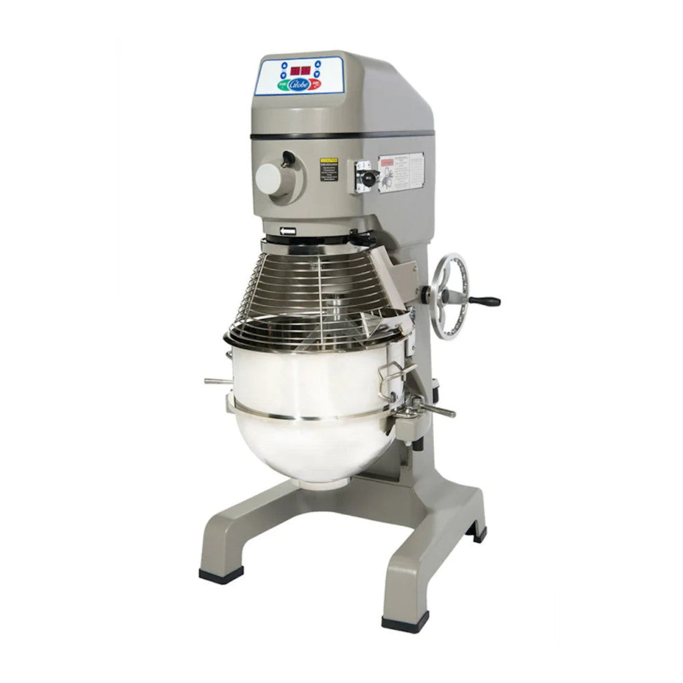 Globe SP30 Gear Driven 30 Qt. Commercial Planetary Floor Mixer - 115V, 1 HP - GLSP30