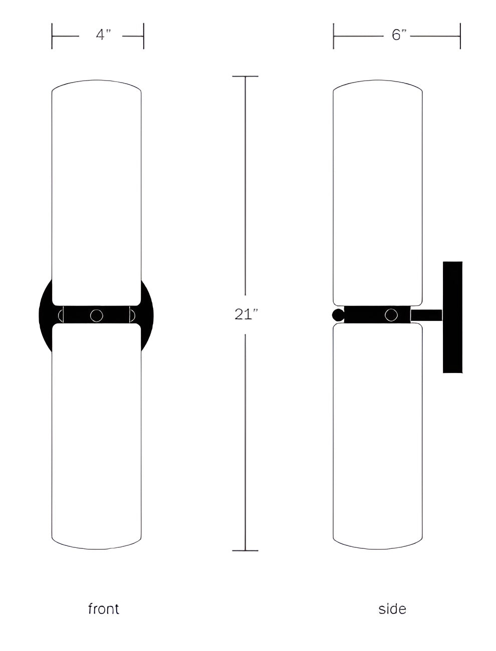 Workstead Spar Sconce - WS-BUO-SPA-SC-MBE-110