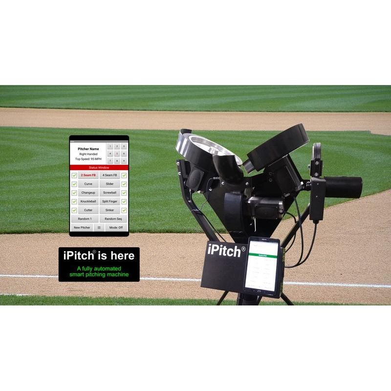 Spinball iPitch Smart Combo Baseball & BB-XL 3 Wheel Pitching Machine IPC3