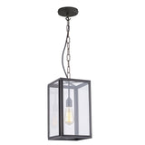 Davey Lighting Square Pendant External Glass 7639 - Small