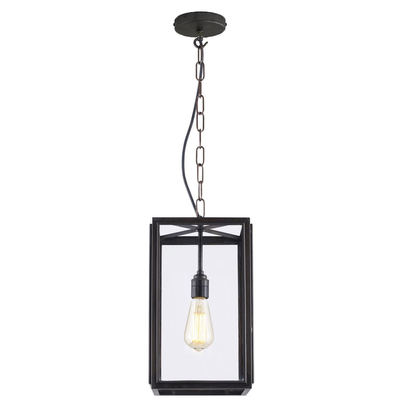 Davey Lighting Square Pendant External Glass 7639 - Small