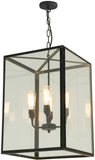 Davey Lighting Square Pendant With 4 Lampholders Open Top - Extra Large