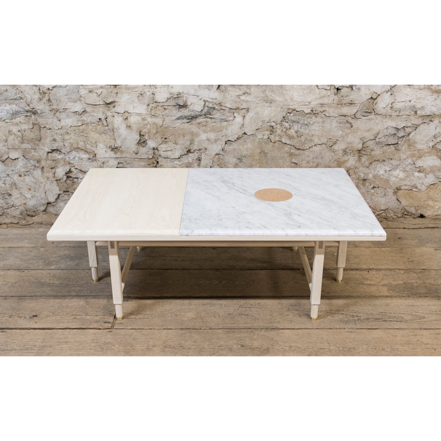 Volk St. Charles Cocktail Table - White - VOLK507-WHT