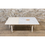 Volk St. Charles Cocktail Table - White - VOLK507-WHT