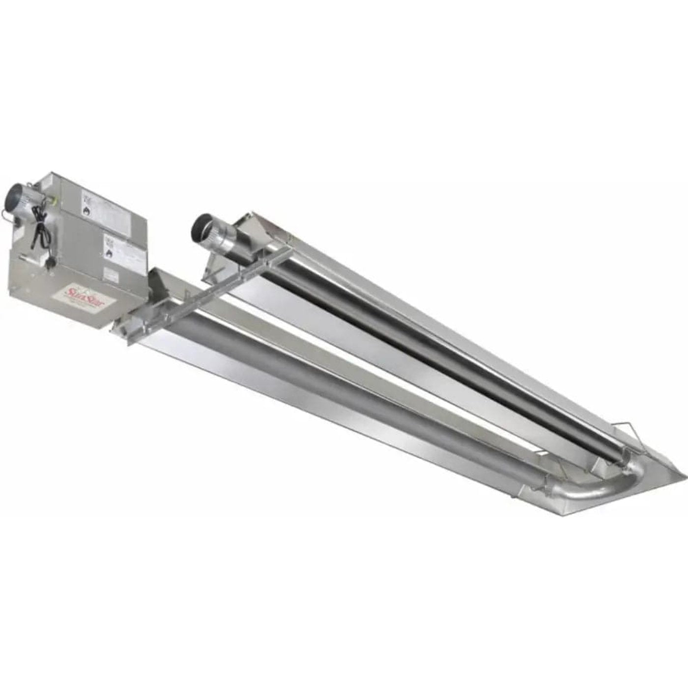 SunStar Industrial 175K BTU/50ft Straight Tube Tough Guy Positive Pressure Heater/NG/Single Stage