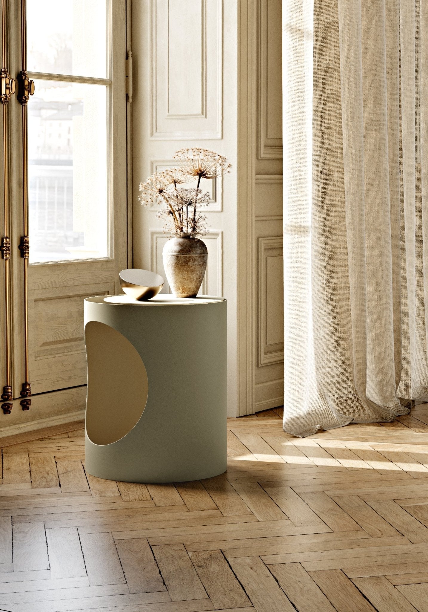 Woud Tabl Side Table - 110760