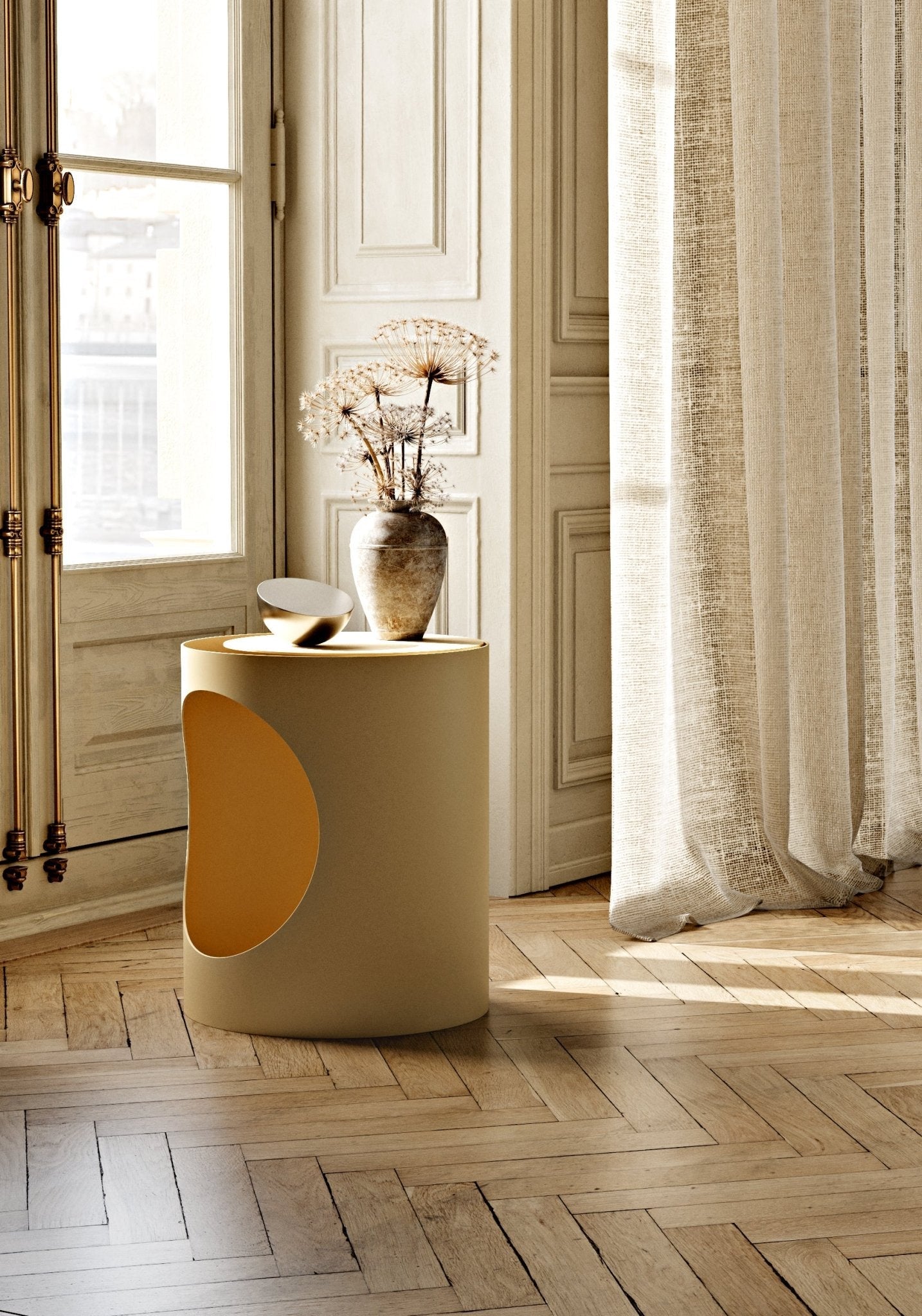 Woud Tabl Side Table - 110760
