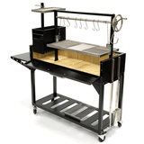 Tagwood BBQ 03 SI Freestanding Santa Maria Argentine Charcoal Grill - BBQ03SI