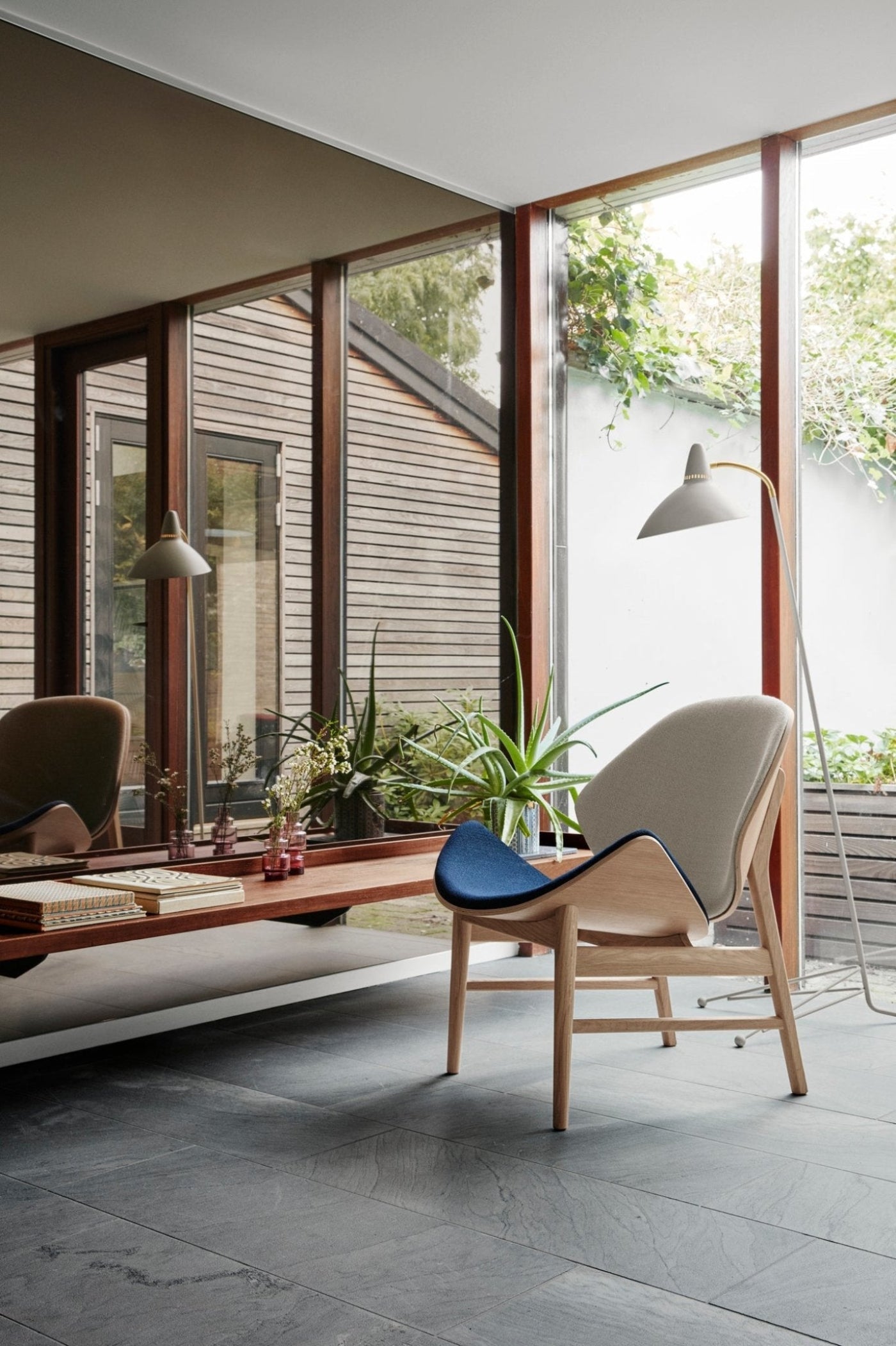 Warm Nordic The Orange Lounge Chair - No Upholstery - 2205002