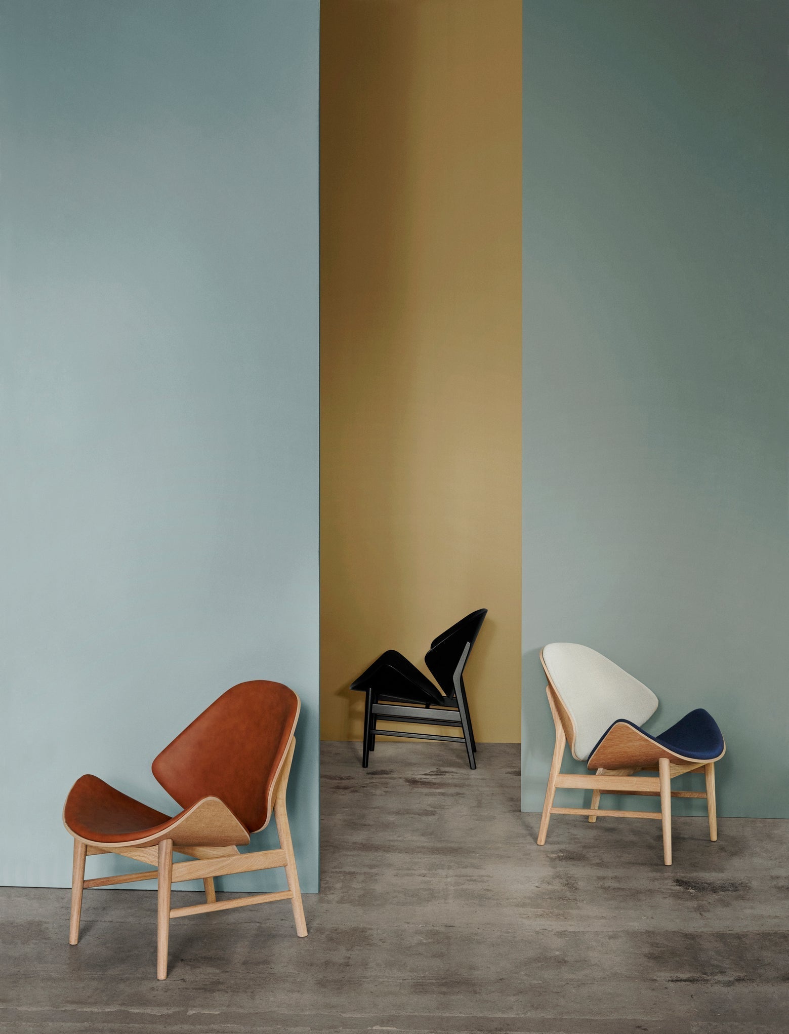 Warm Nordic The Orange Lounge Chair - No Upholstery - 2205002