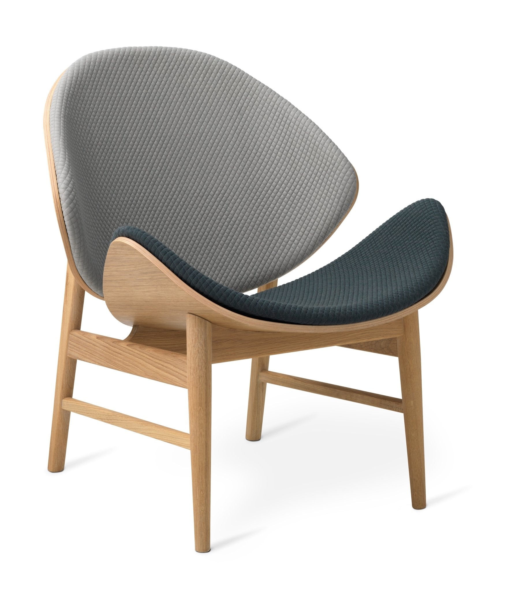 Warm Nordic The Orange Lounge Chair - Upholstered Back and Seat - 2203012