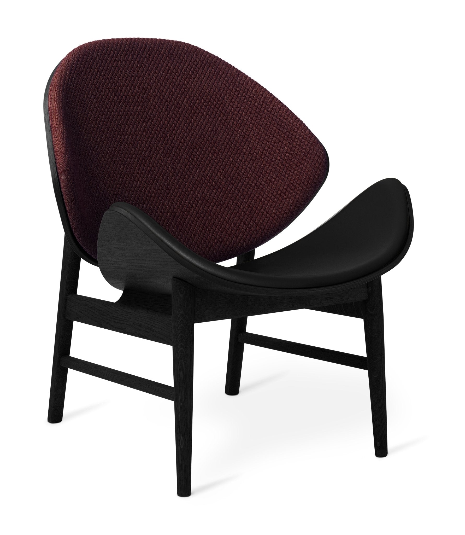 Warm Nordic The Orange Lounge Chair - Upholstered Back and Seat - 2203012