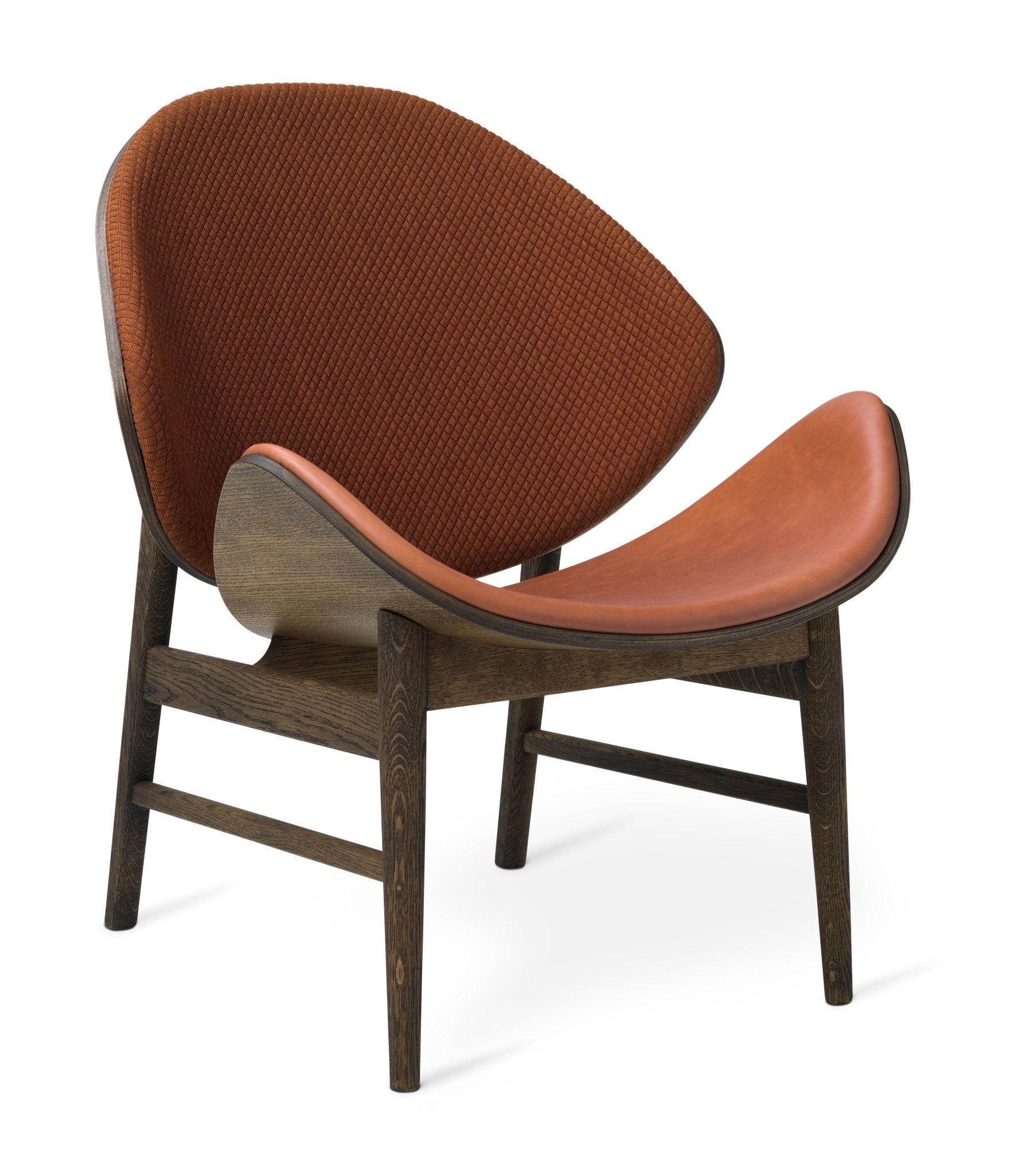 Warm Nordic The Orange Lounge Chair - Upholstered Back and Seat - 2203012
