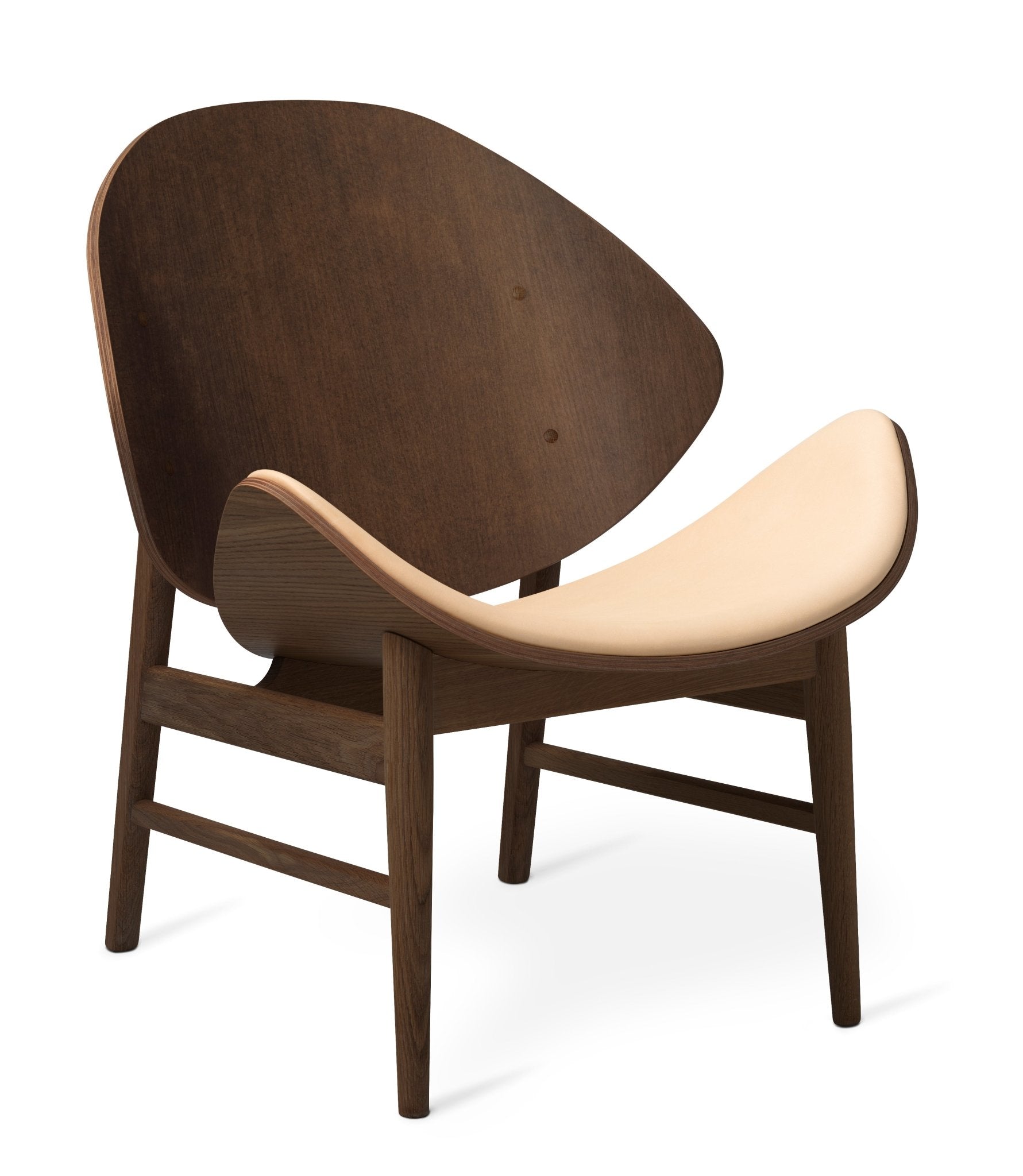 Warm Nordic The Orange Lounge Chair - Upholstered Seat - 2203013