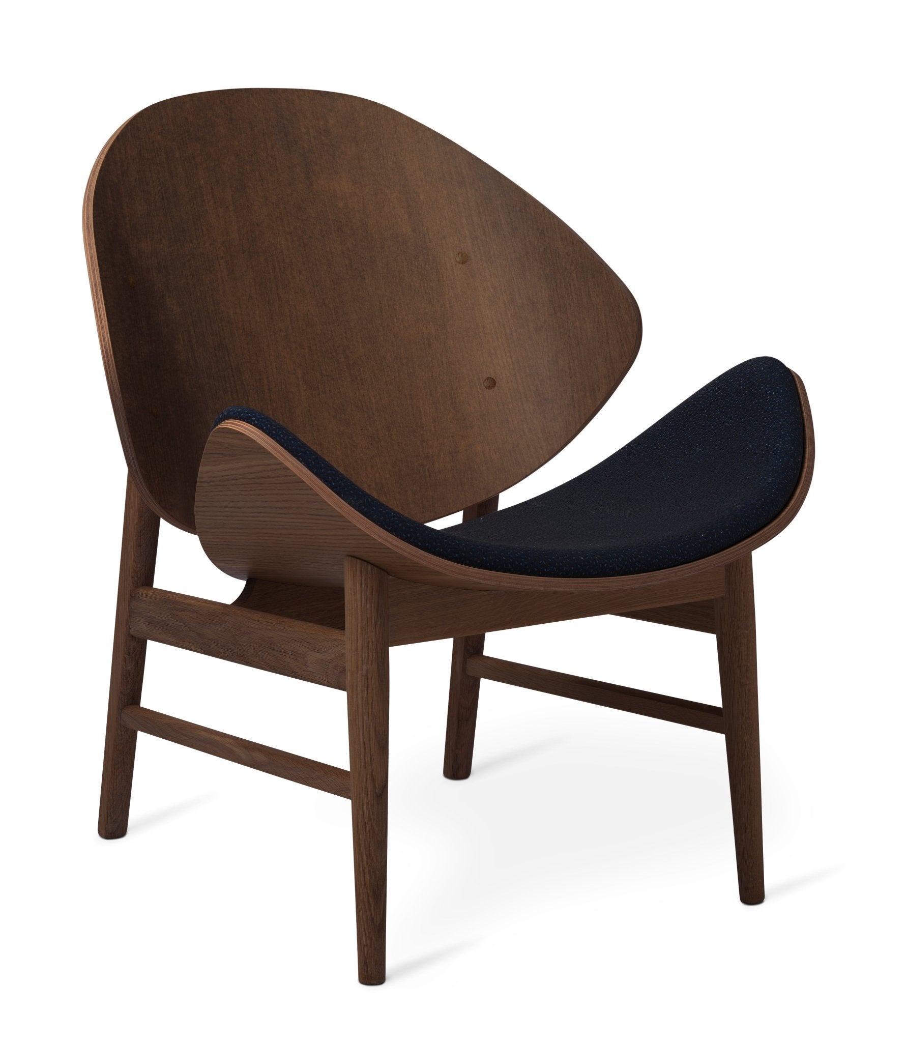 Warm Nordic The Orange Lounge Chair - Upholstered Seat - 2203013