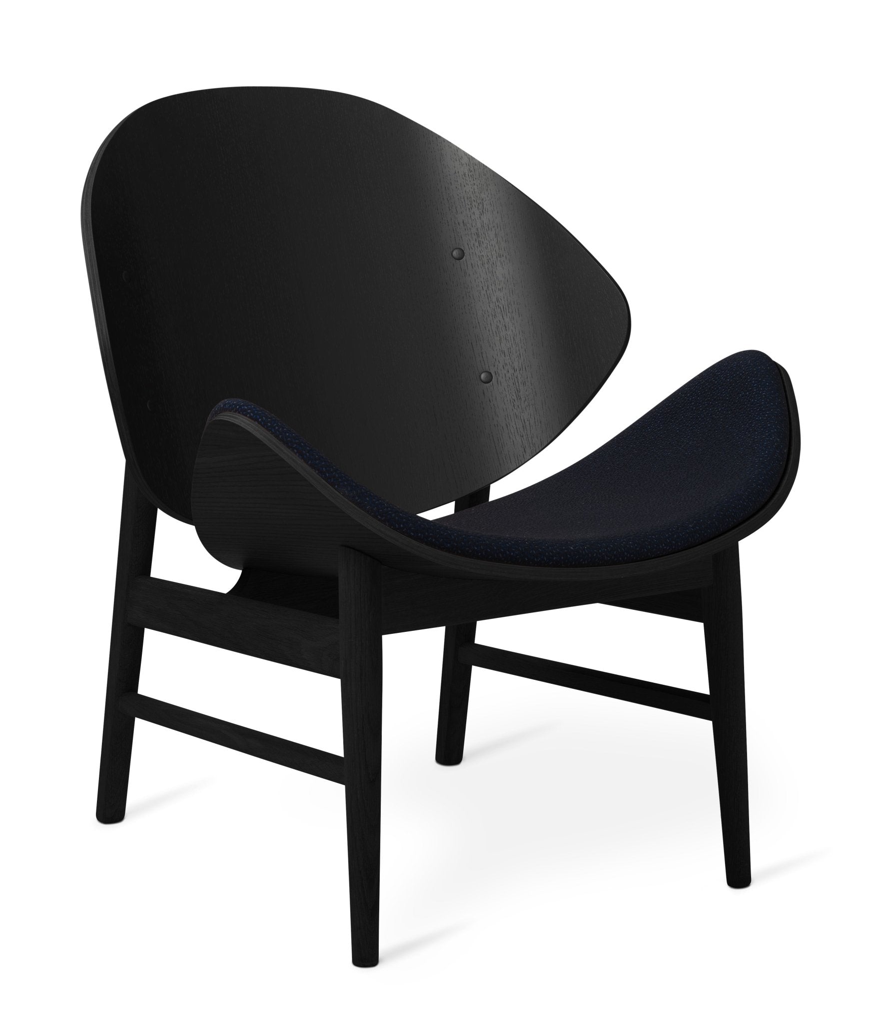 Warm Nordic The Orange Lounge Chair - Upholstered Seat - 2203013