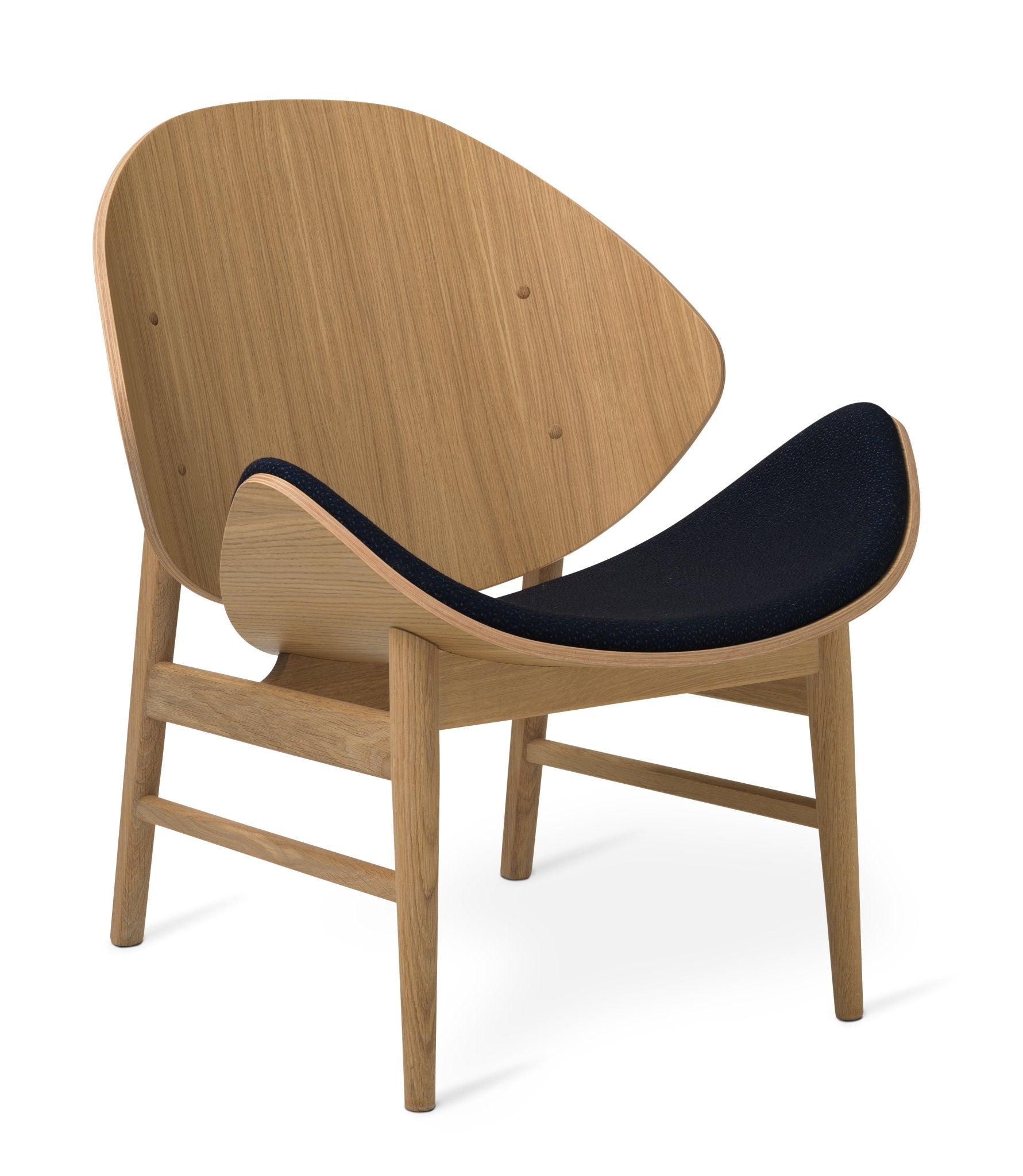 Warm Nordic The Orange Lounge Chair - Upholstered Seat - 2203013