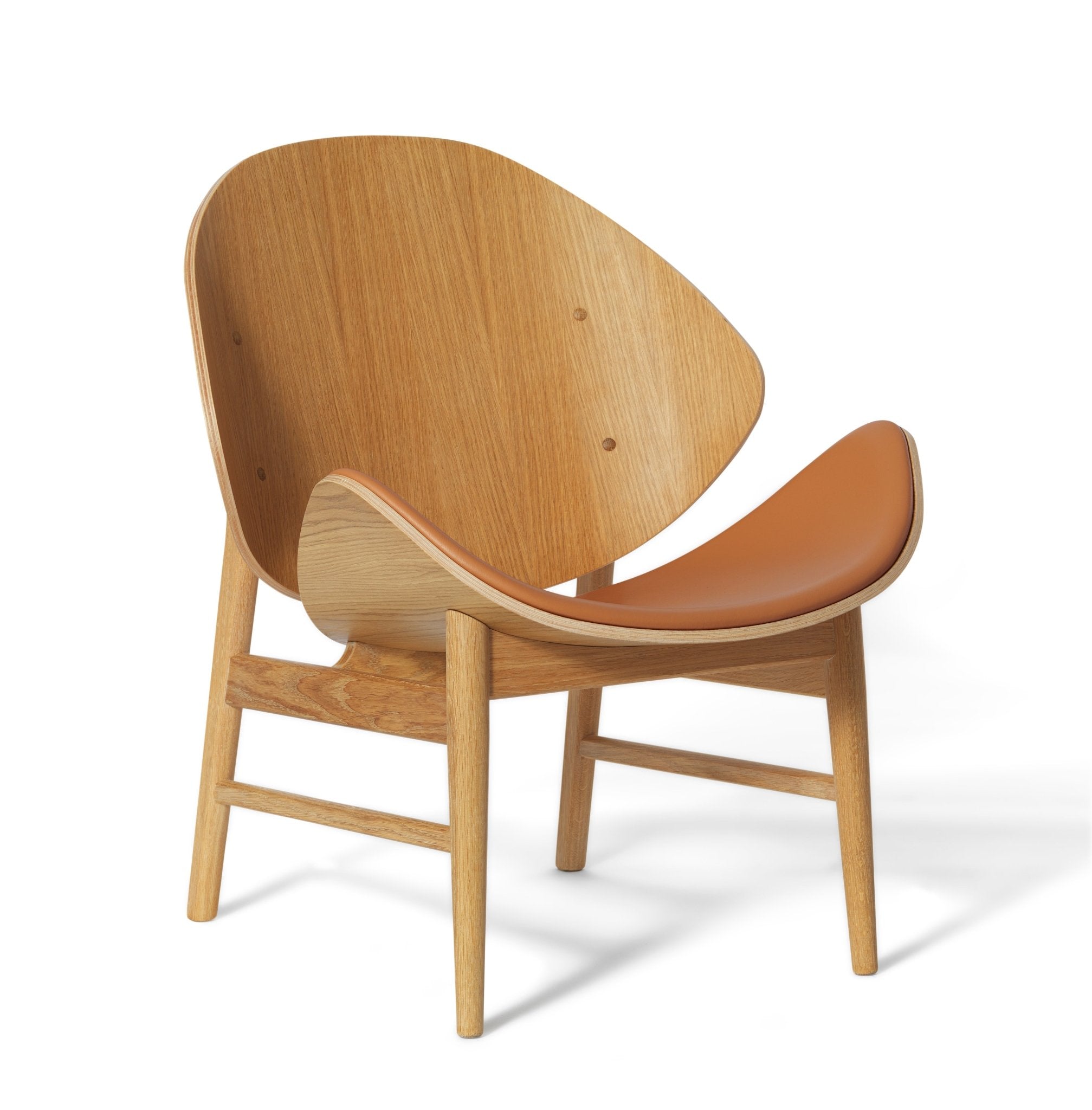 Warm Nordic The Orange Lounge Chair - Upholstered Seat - 2203013