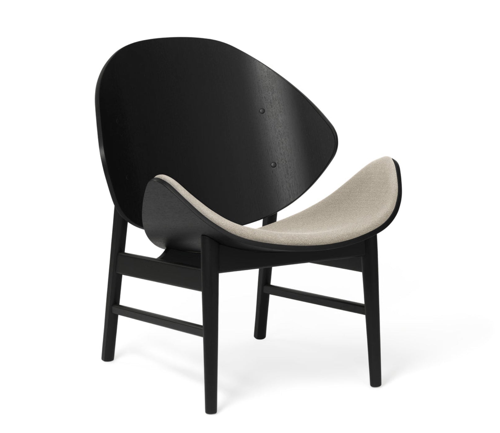 Warm Nordic The Orange Lounge Chair - Upholstered Seat - 2203013