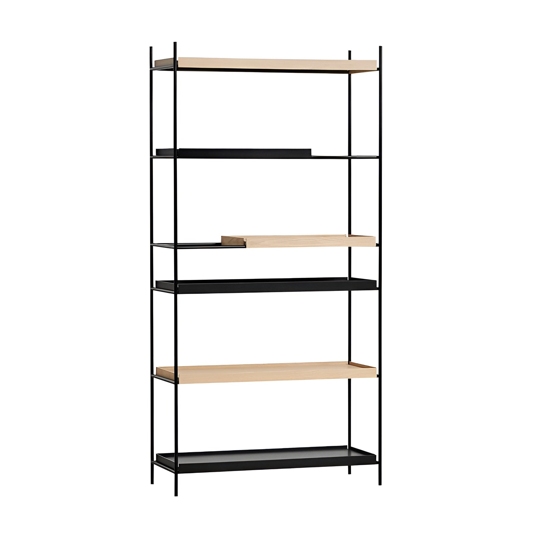 Woud Tray Shelf - High