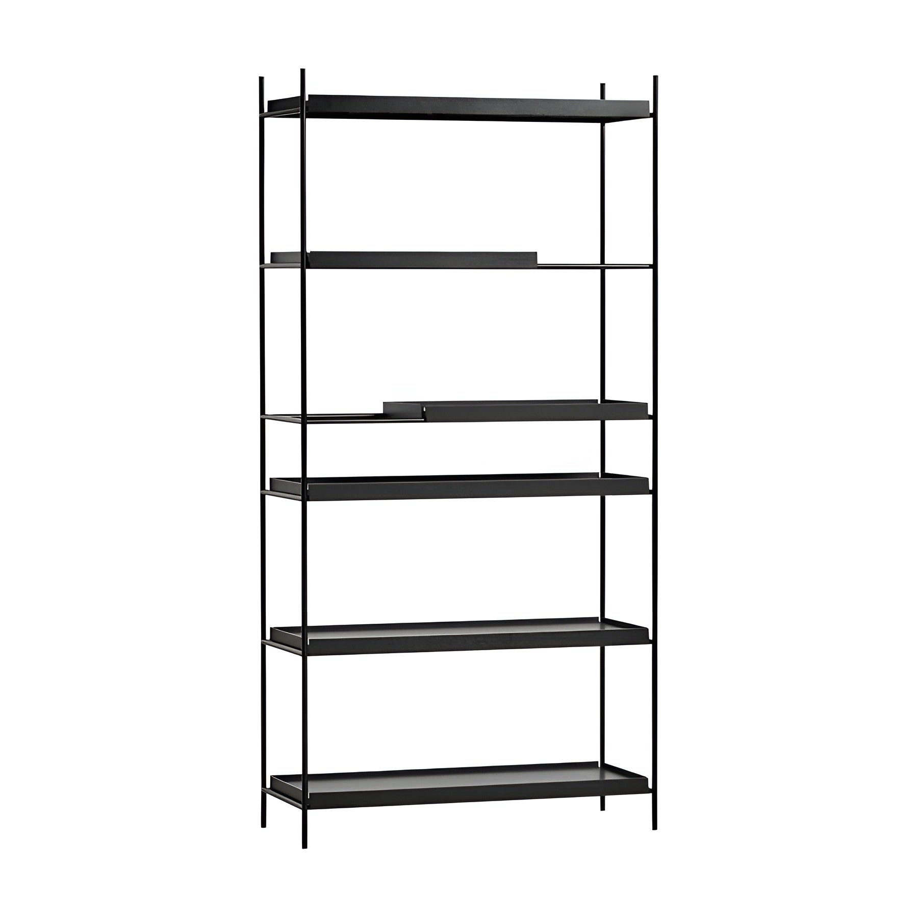 Woud Tray Shelf - High