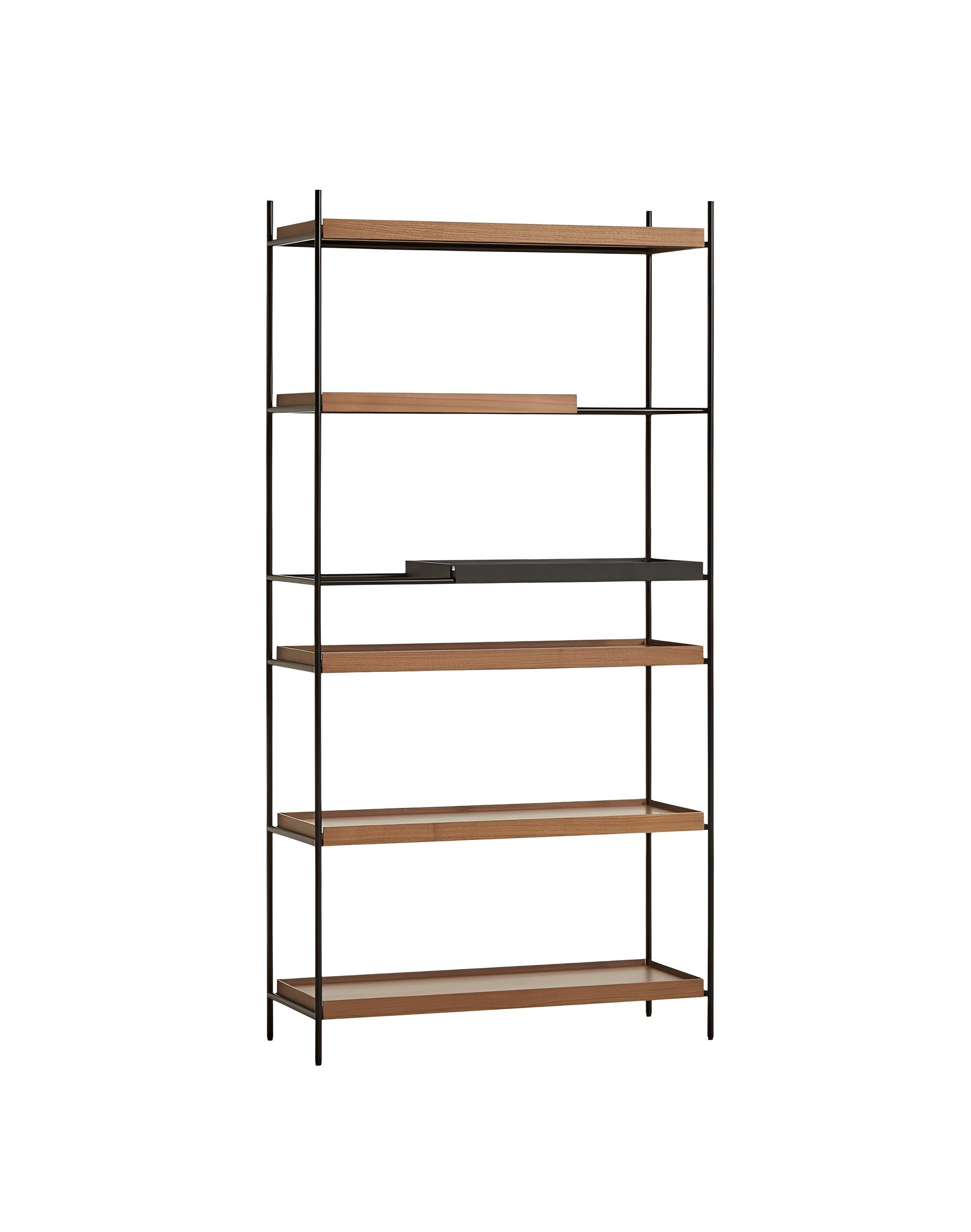 Woud Tray Shelf - High