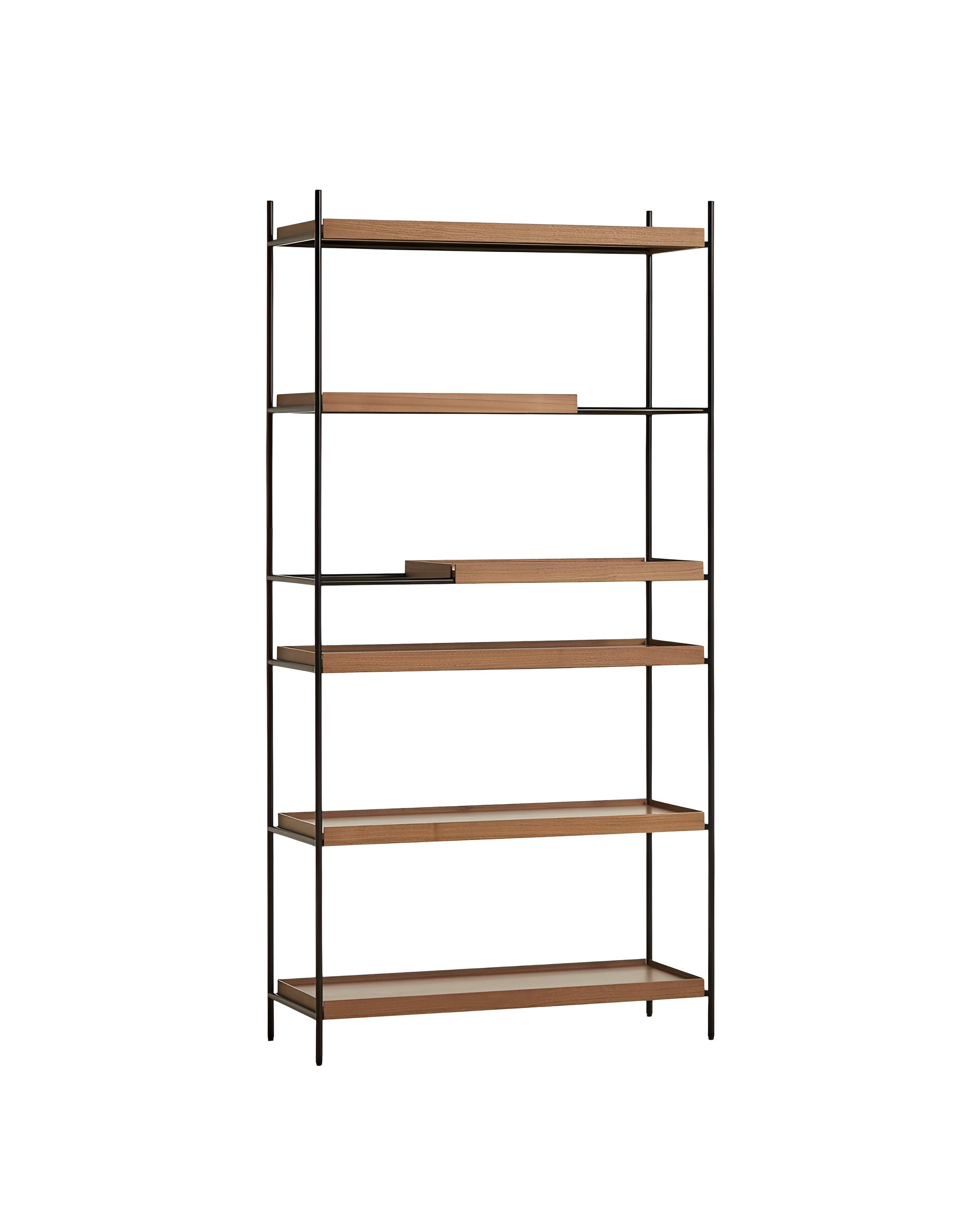 Woud Tray Shelf - High