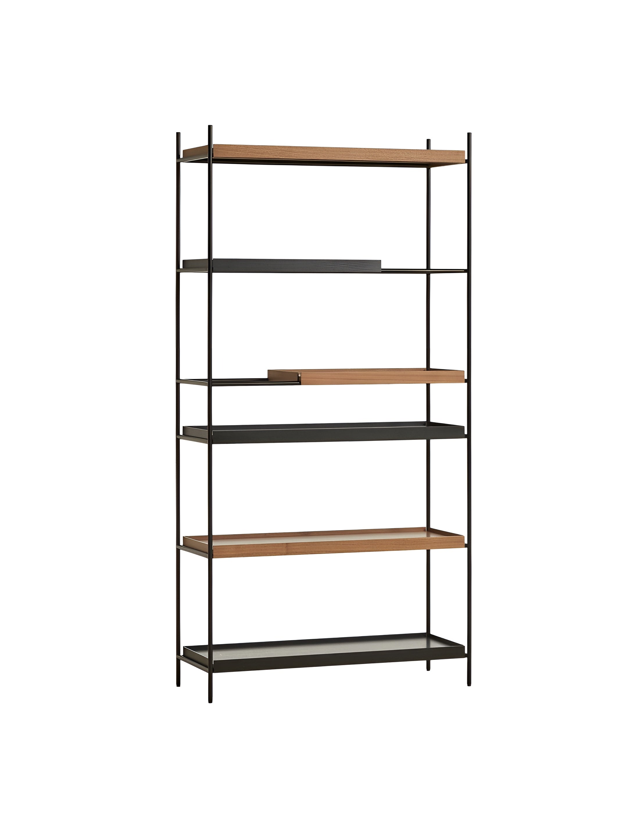 Woud Tray Shelf - High