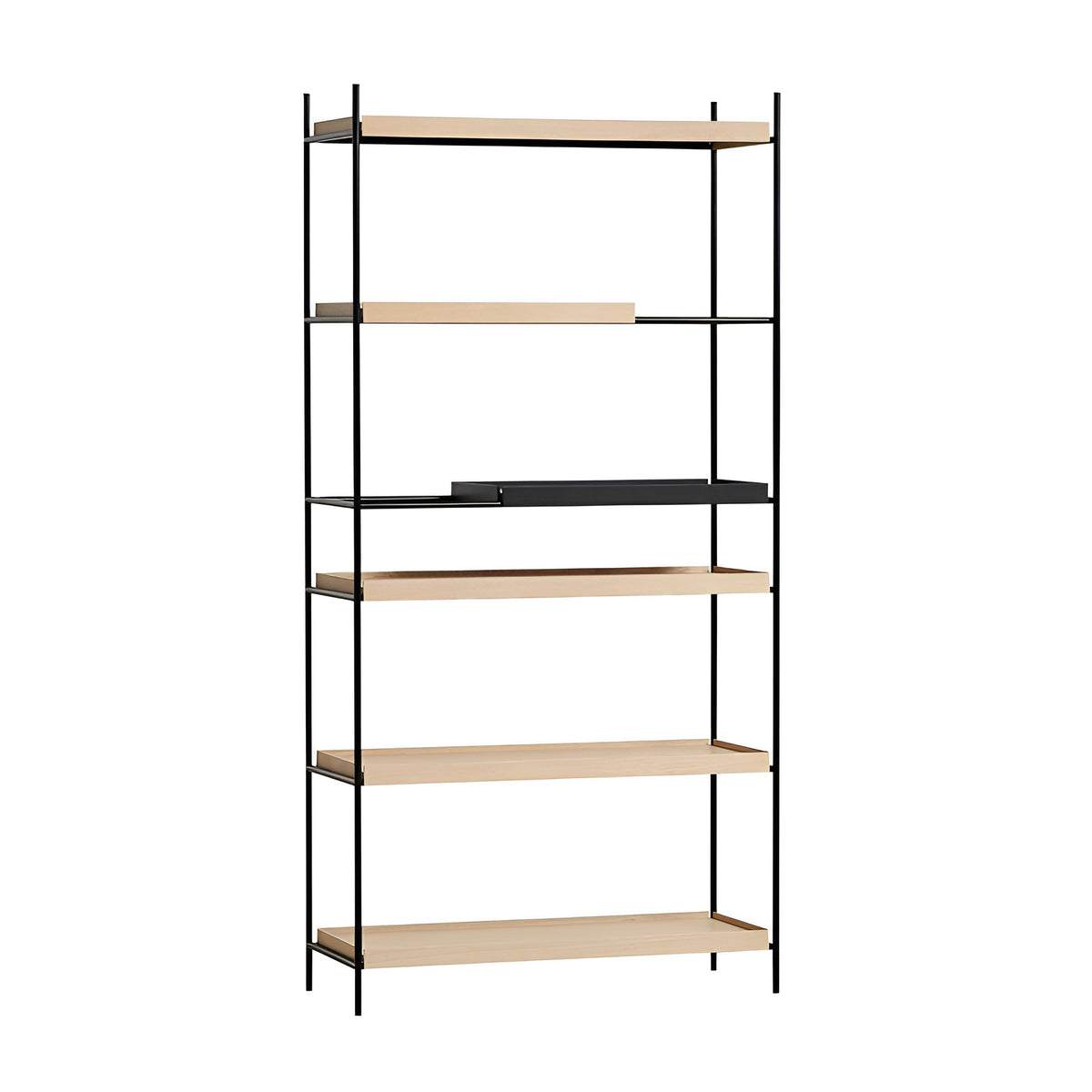 Woud Tray Shelf - High