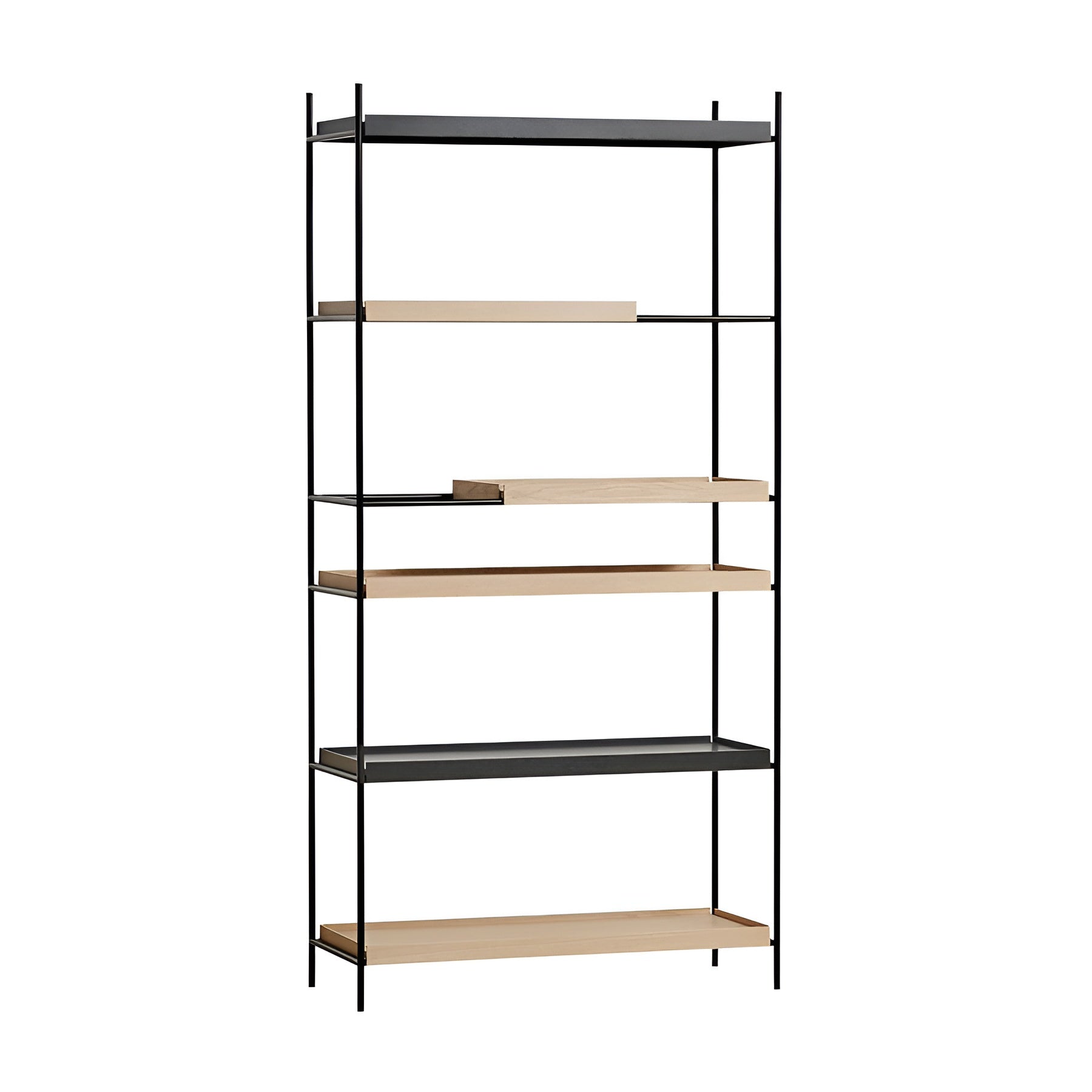 Woud Tray Shelf - High