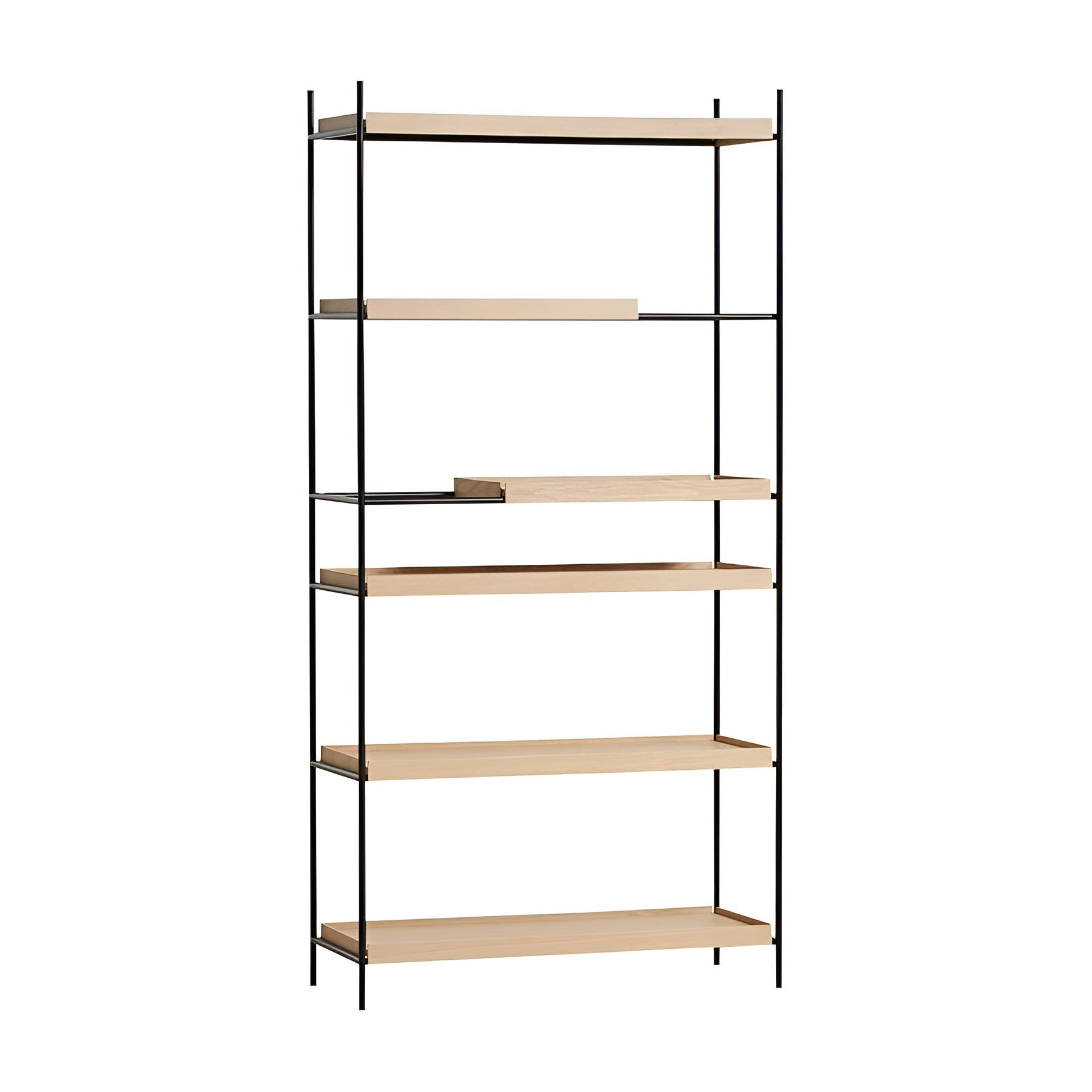 Woud Tray Shelf - High