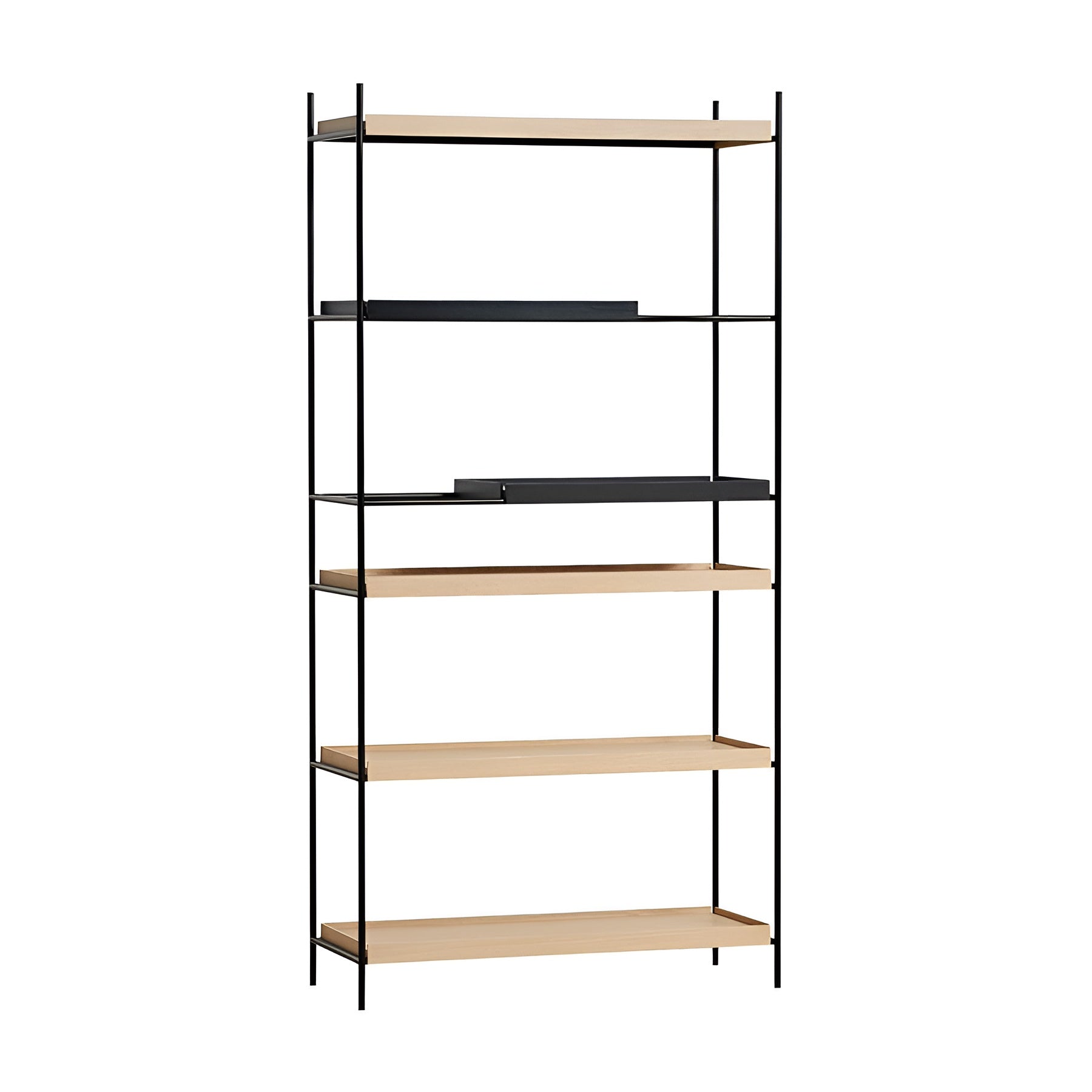 Woud Tray Shelf - High