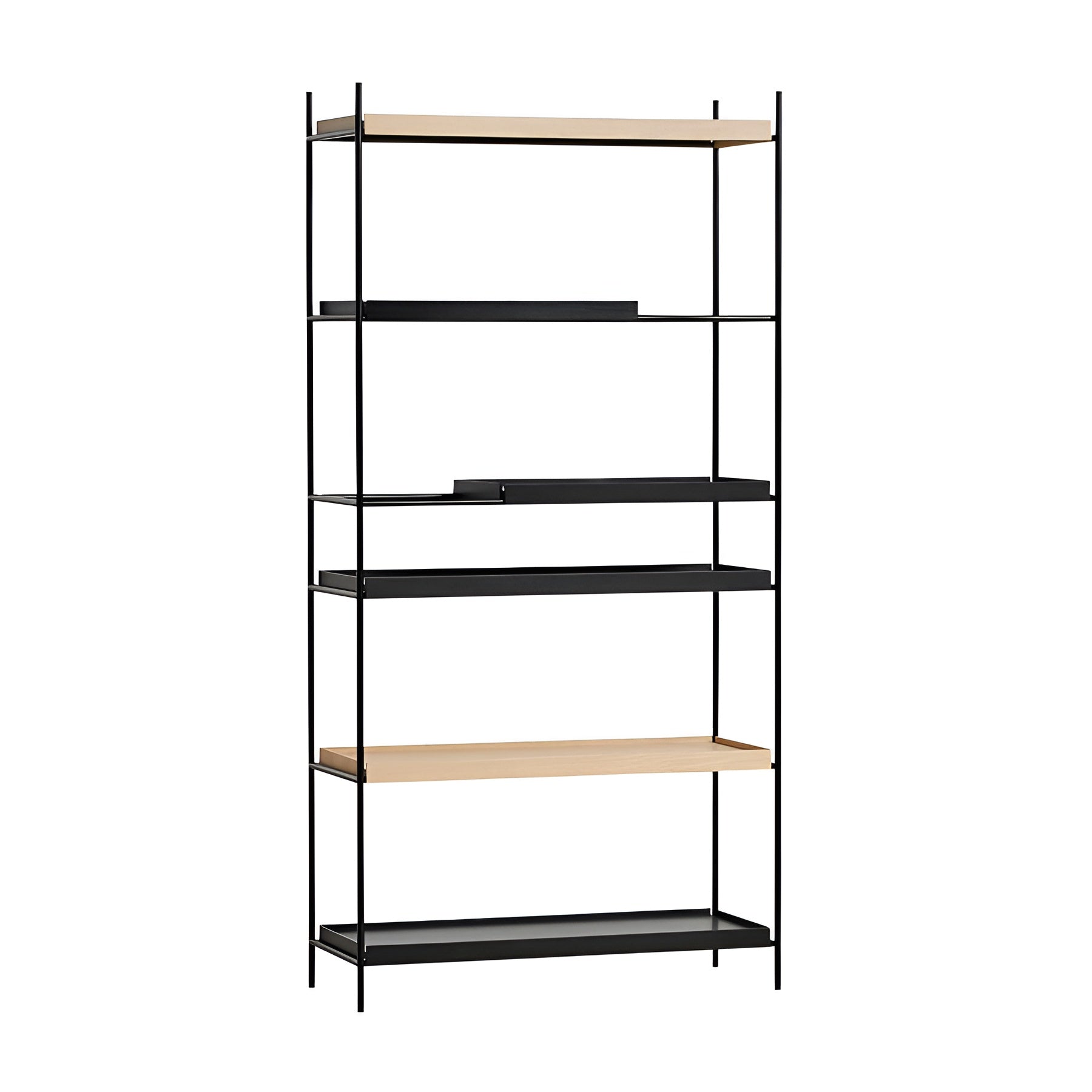 Woud Tray Shelf - High