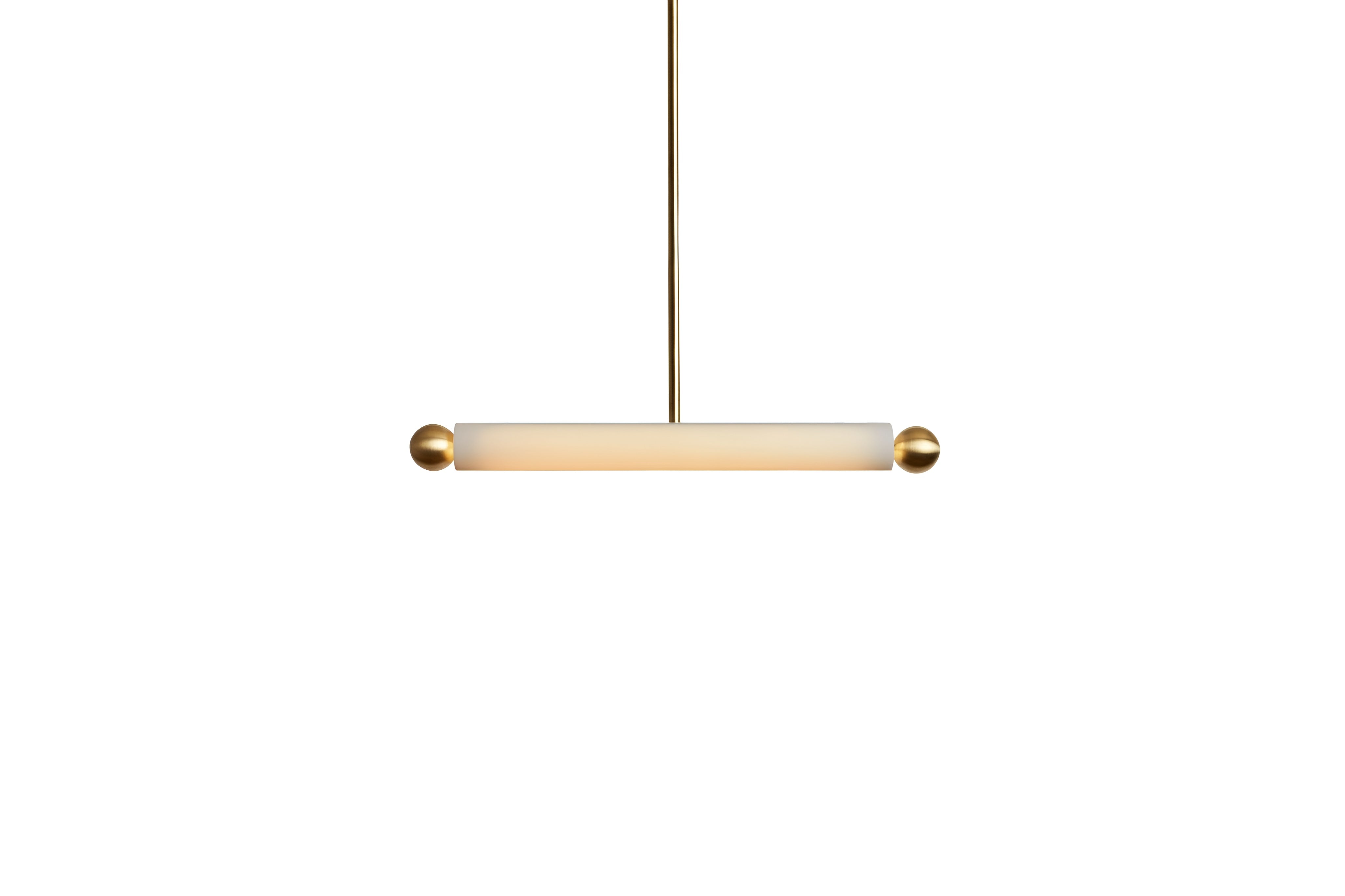 Workstead Tube Pendant - WS-TUB-P-S24-OAH + WS-TUB-P-HB-H-110