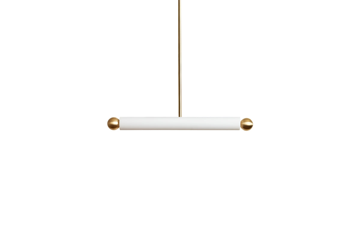 Workstead Tube Pendant - WS-TUB-P-S24-OAH + WS-TUB-P-HB-H-110