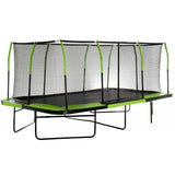 UPPER BOUNCE RECTANGLE TRAMPOLINE 10 X 17 FT MEGA INCL. ENCLOSURE - UBRTG01-1017