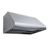 ProLine Wall-Mounted Range Hood, Convertible to Ductless, 1000/2000 CFM, Stainless Steel Finish, Outdoor Rated - Proline PLJW 109