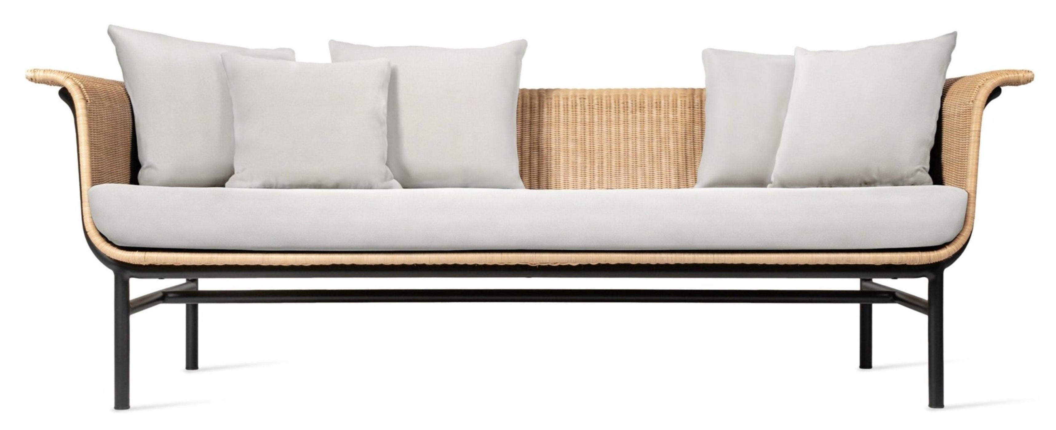 Vincent Sheppard Wicked Rattan Lounge Sofa 3-Seater - KIT-TS038I205-S0606-M