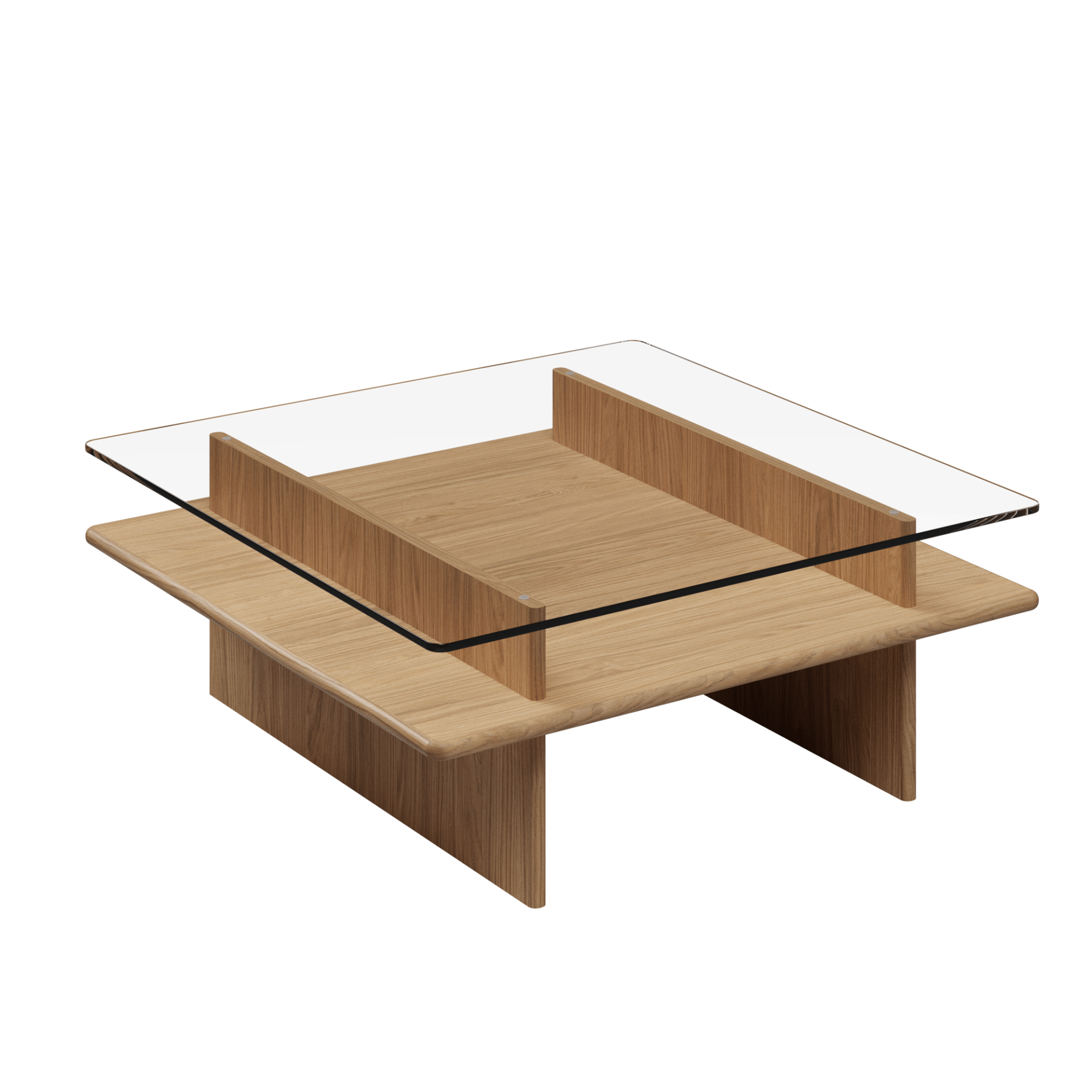 Woud Parallel Coffee Table - 35"x35" - 110765