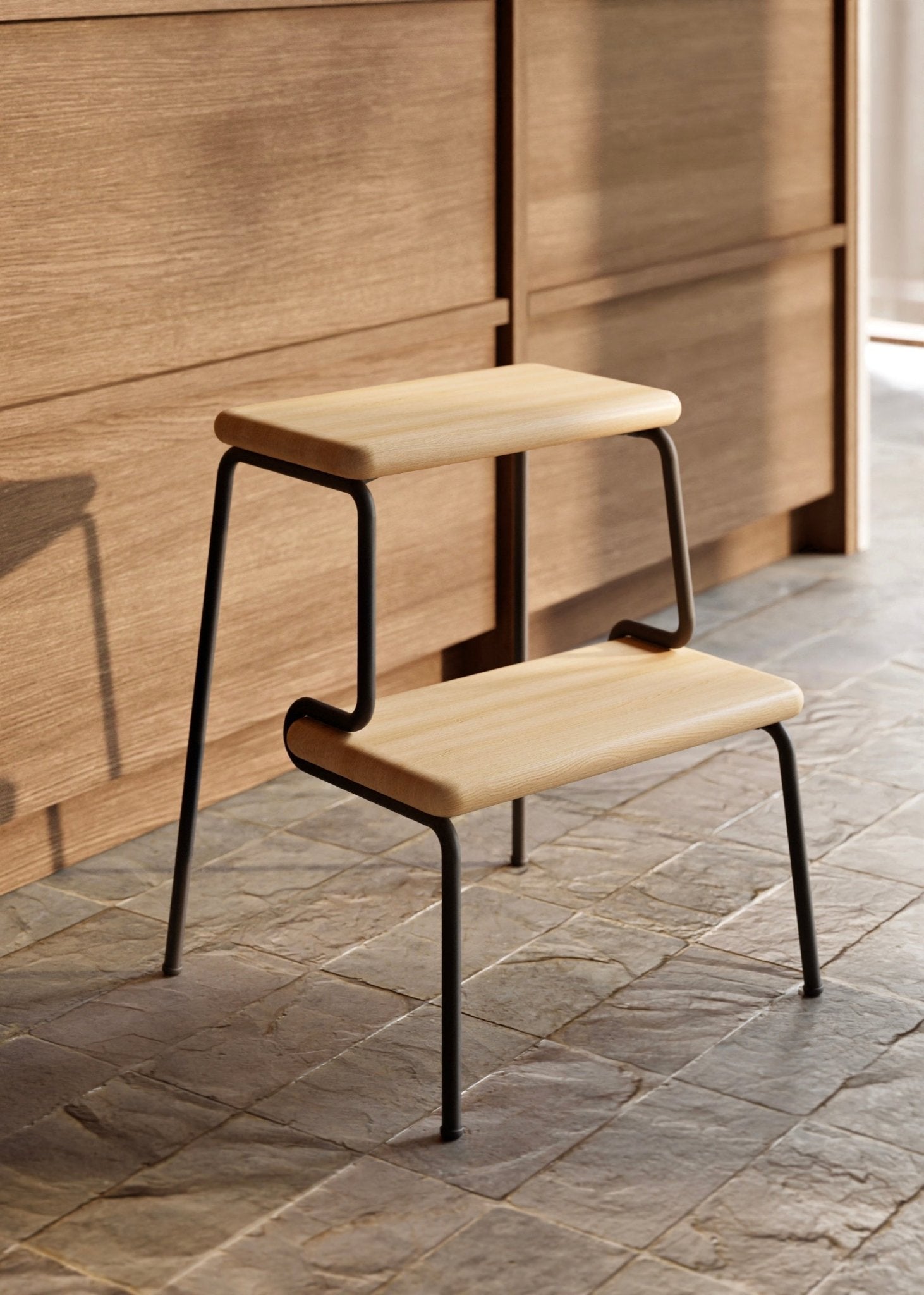 Woud Slalom Step Stool - 110734