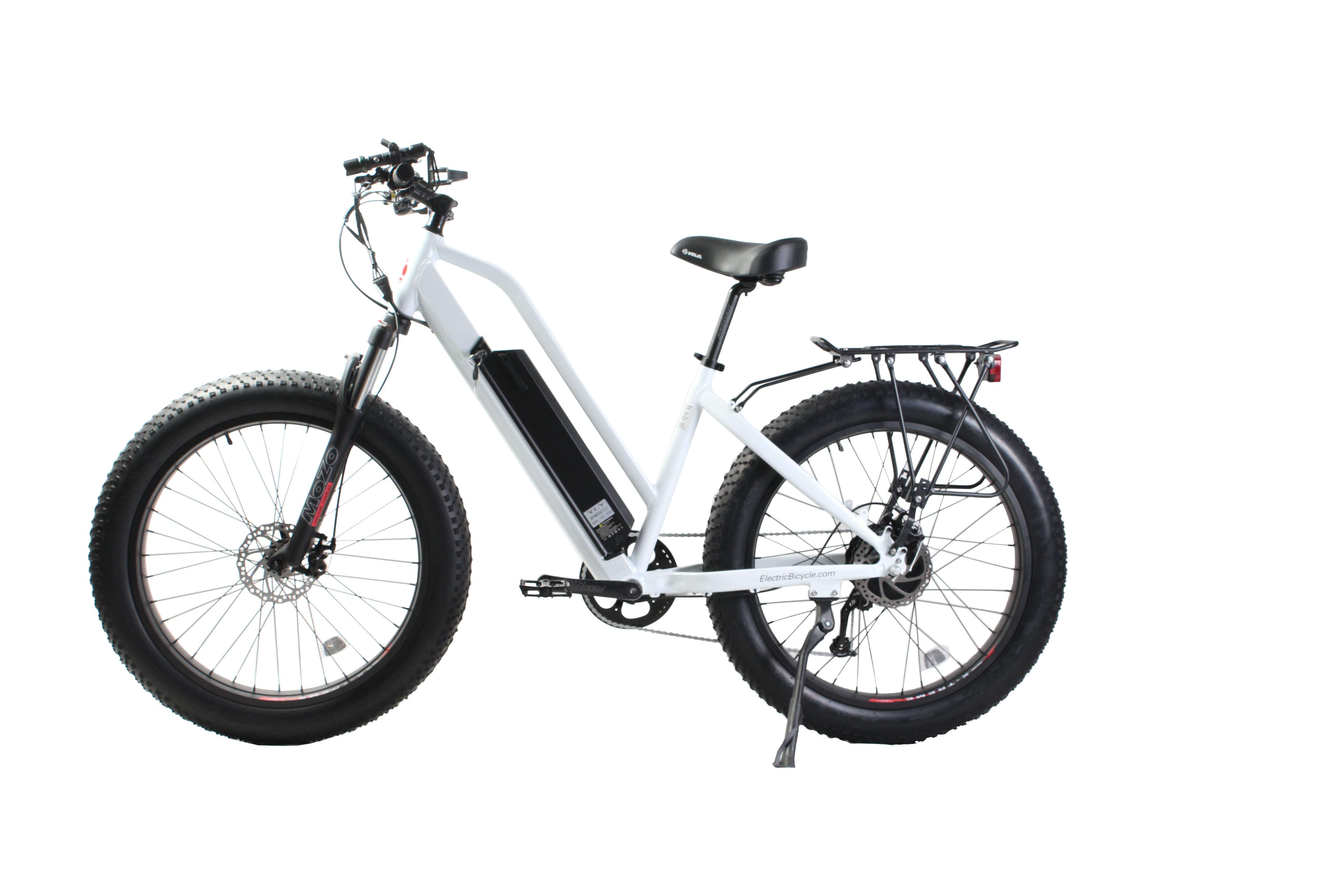 X-Treme Boulderado 48 Volt 10.4 Amp or 17 Amp Fat Tire Step-Through Electric Mountain Bicycle