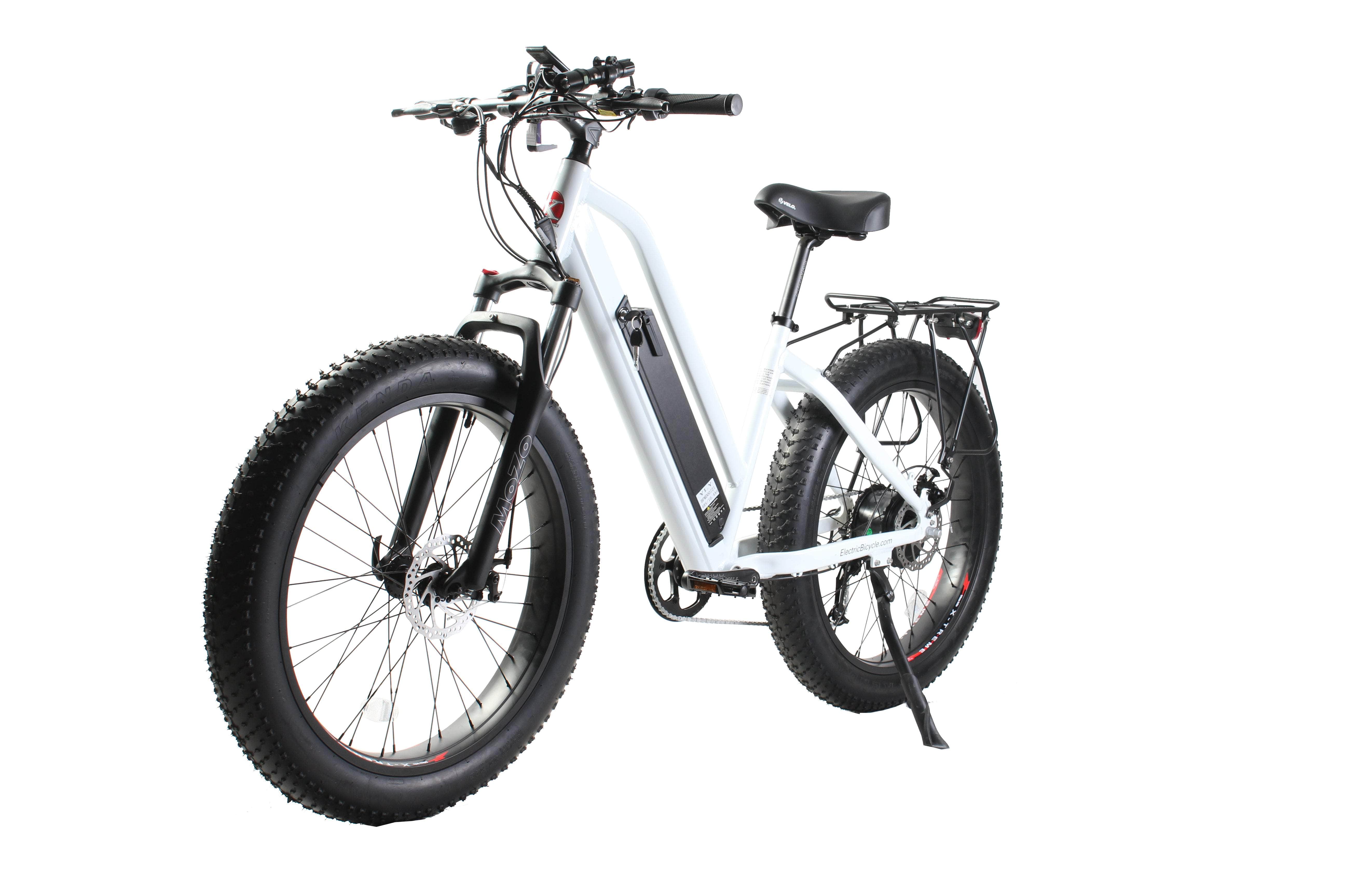 X-Treme Boulderado 48 Volt 10.4 Amp or 17 Amp Fat Tire Step-Through Electric Mountain Bicycle